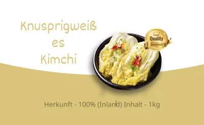 Knuspriges weißes Kimchi