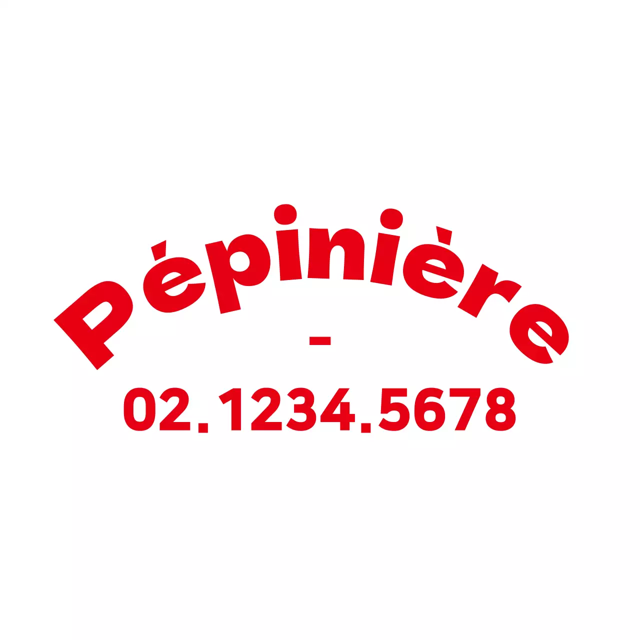 Logo simple et épuré d'illustration d'enfant style garderie