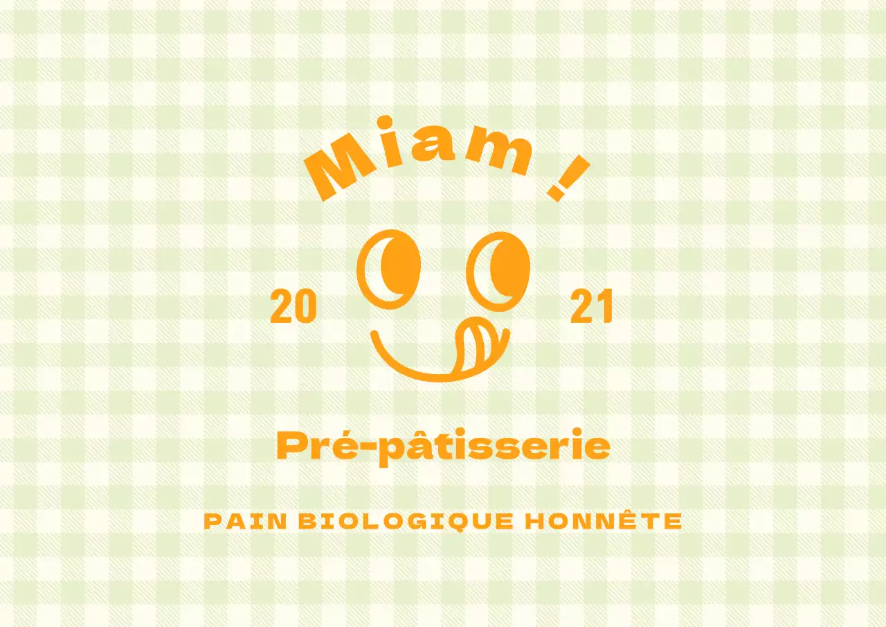 Mignonnes cartes postales illustrées à thème en orange