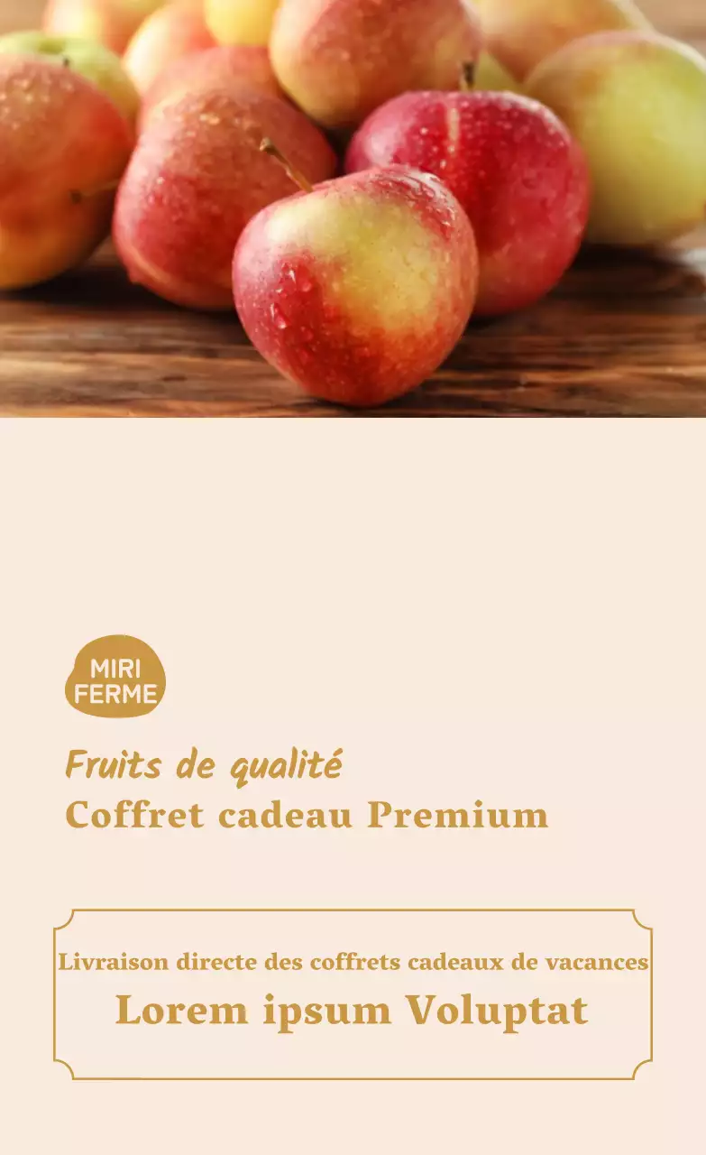 Image simple Apple Sticker vertical