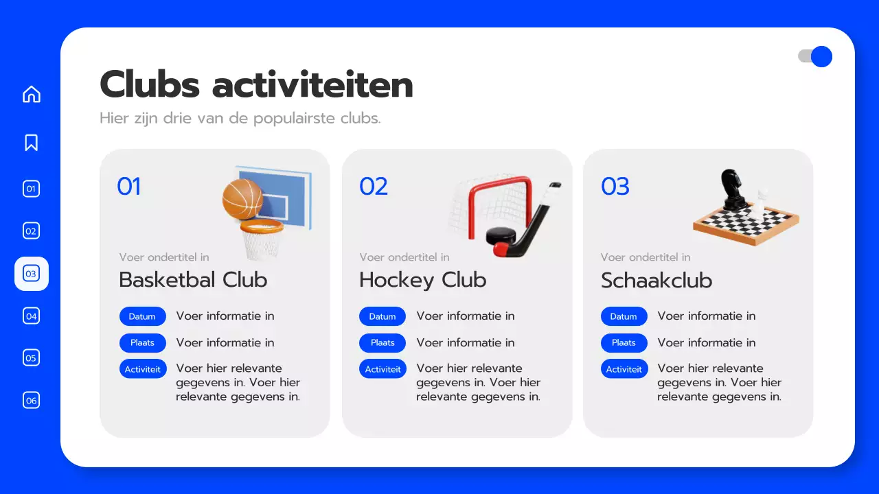 Universitaire convocatie in blauw 3D