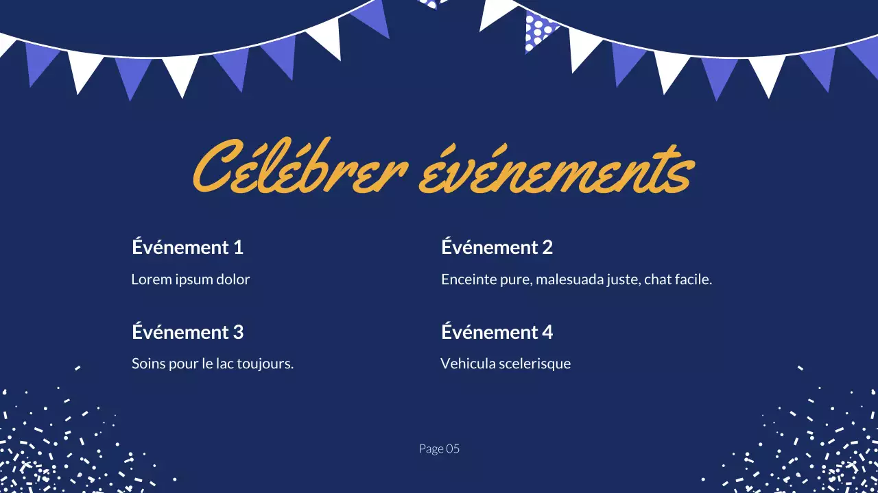 Présentation de la récapitulation des festivités du Nouvel An de la marine