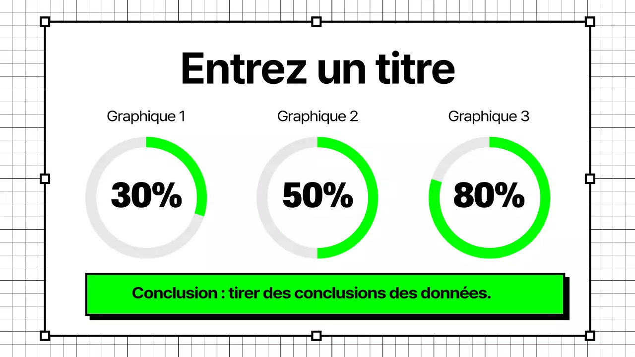 Graphiques simples en couleurs néon