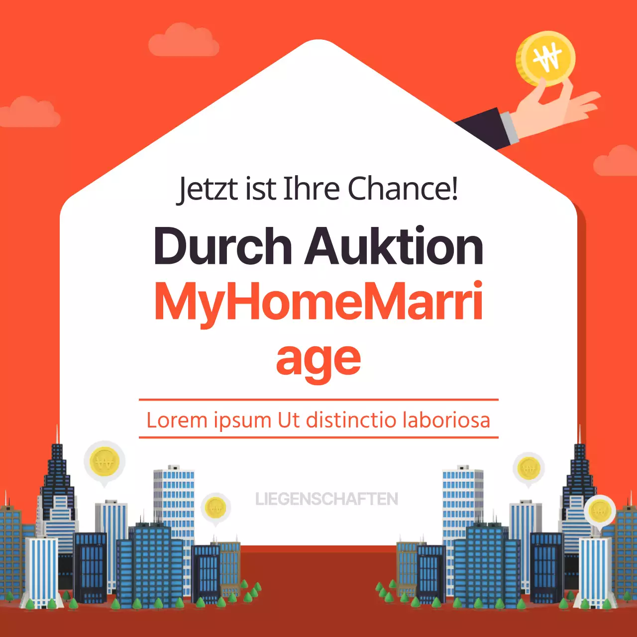 Mehrfarbige Auktion Investitionsgüter