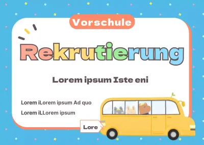 Kinderkrippe Rekrutierung Camagnet