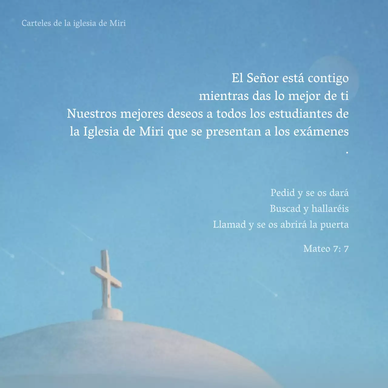 Animo para el examinado foto concepto palabra tarjeta