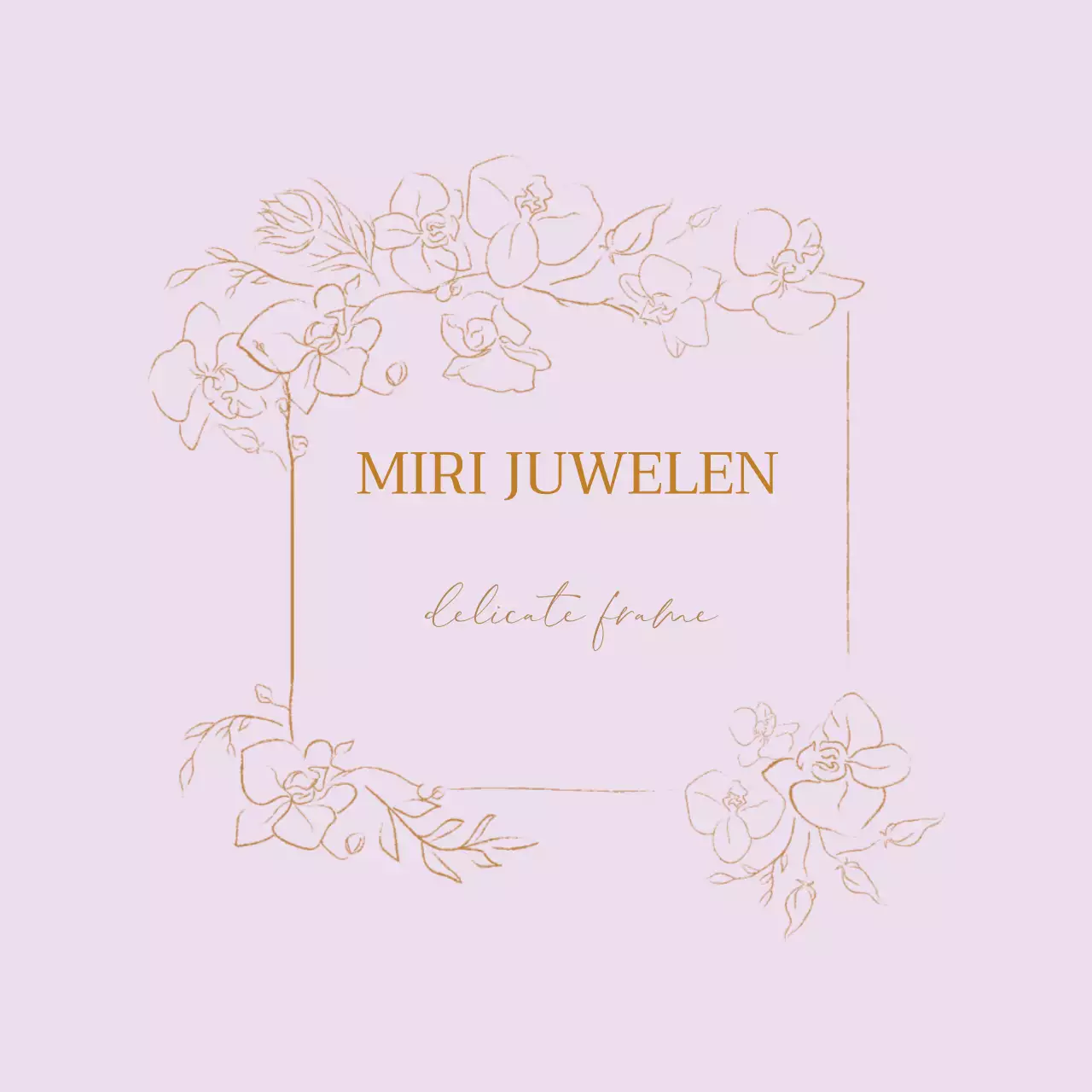 Lichtroze beige geïllustreerd label met sieradenaccessoire