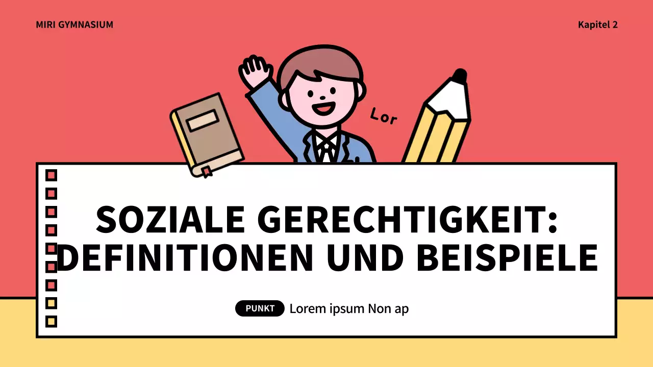 Helle und niedliche Illustrationen zu Leben und Ethik