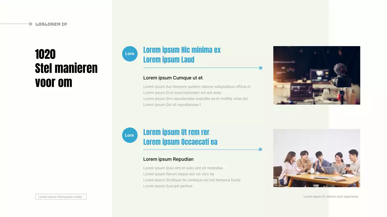 Een eenvoudig, lichtblauw en geel voorstel voor een participatieve gemeentelijke code