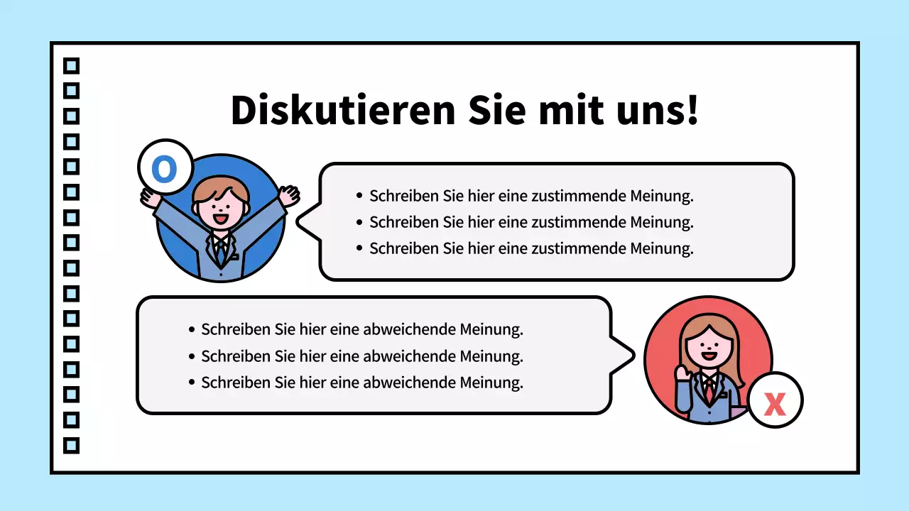 Helle und niedliche Illustrationen zu Leben und Ethik