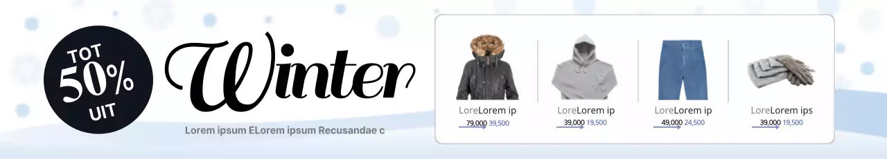 Winter uitverkoop