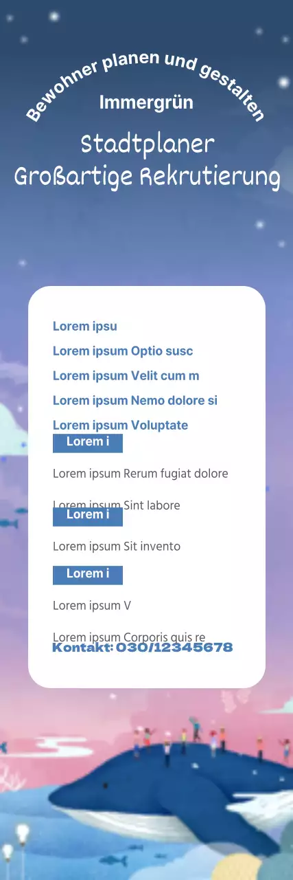 Rekrutierung von Stadtplanern