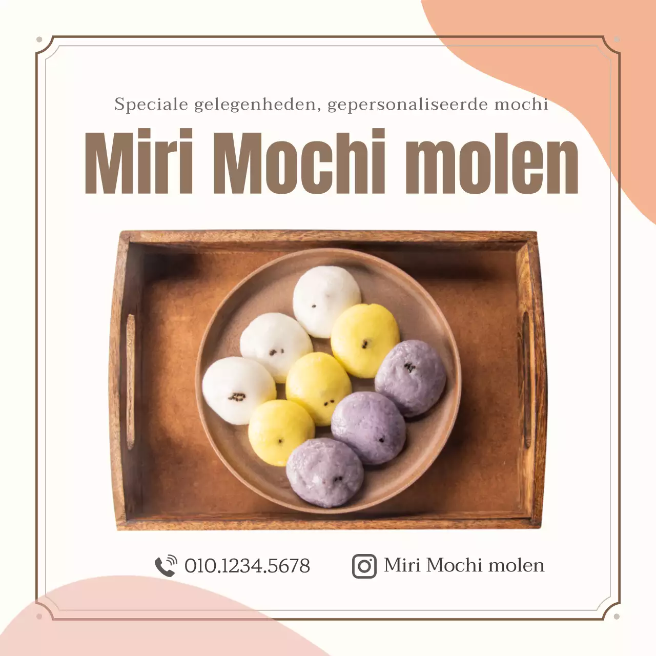 Speciale gelegenheden, op maat gemaakte rijstwafels vooraf Promoot je kleine rijstwafelbakkerij