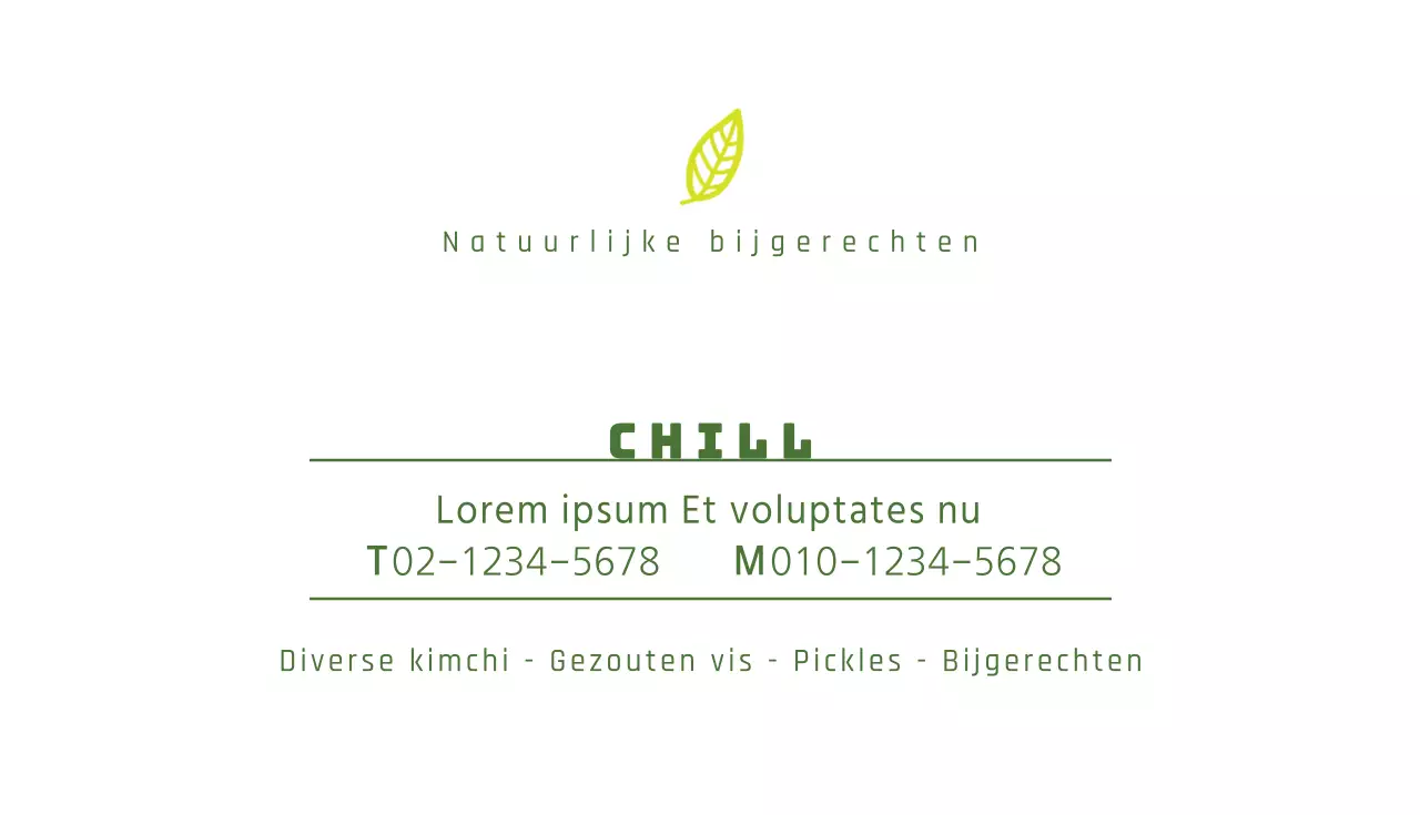 Natuurlijke bijgerechten