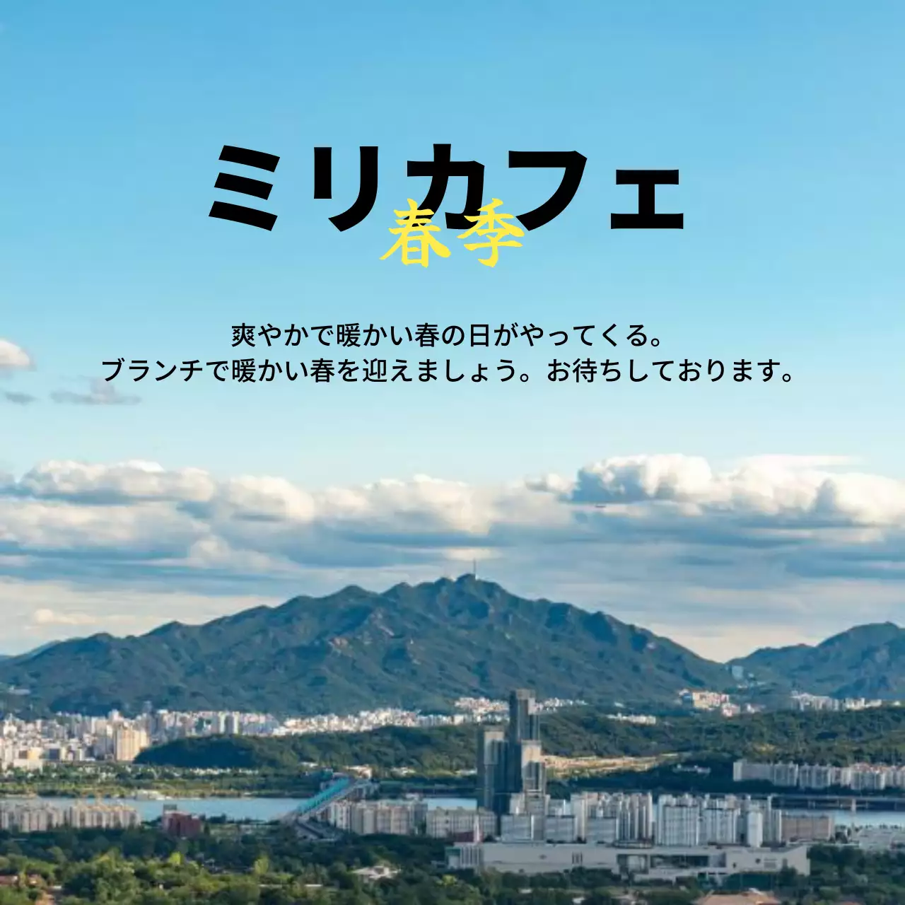 きれいな春の風景の写真