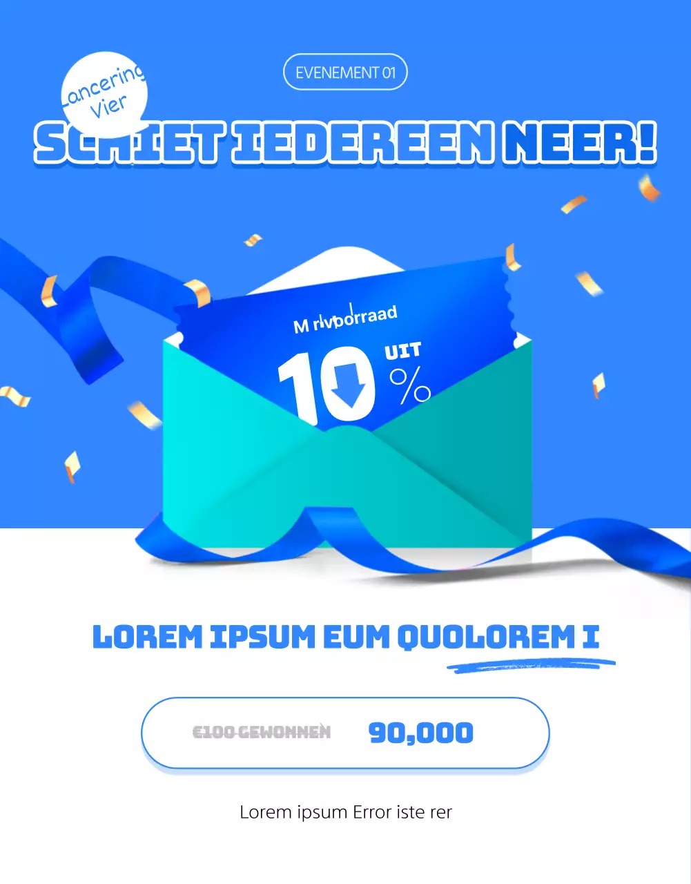 Clean concept financieel instrument thema met blauwe 3D illustraties