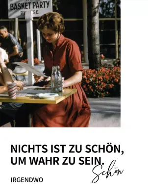 Einfache Waren mit schwarzem Text und Vintage-Fotos