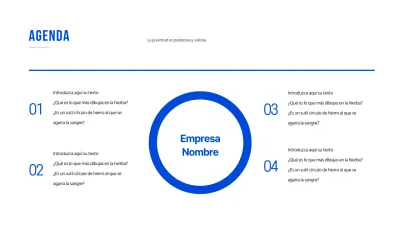 Gráfico conceptual sencillo en azul