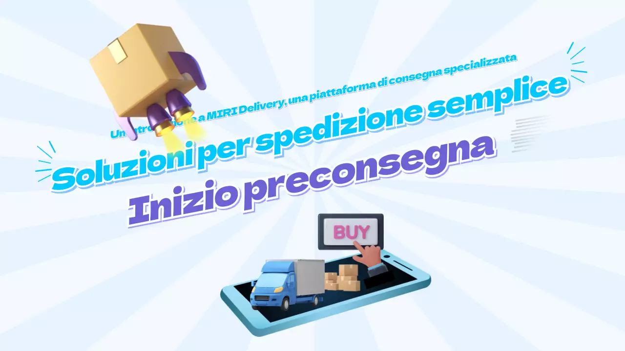 Vi presentiamo la soluzione di spedizione facile di Purple Sky Consegna