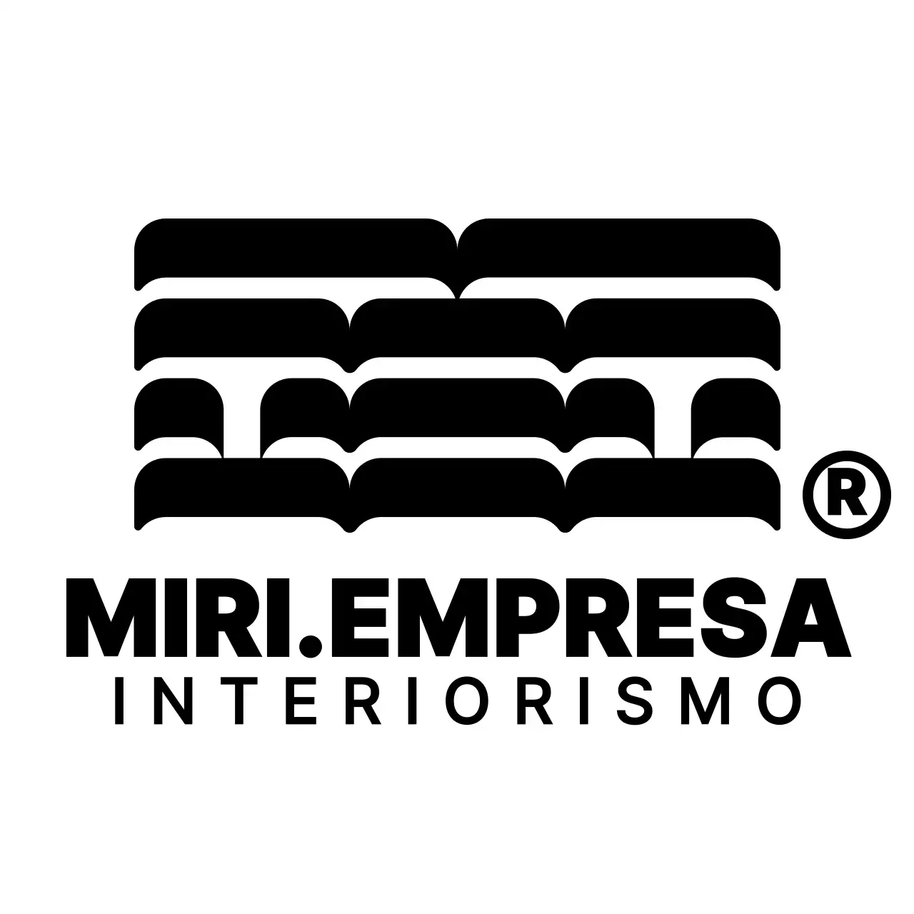 SimpleSímbolo de edificio tridimensional Estilo de logotipo Kits de bienvenida y promociones