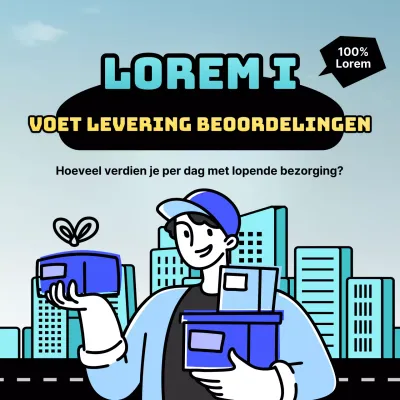 Evaluatie van DeliveryConnect over bezorging te voet in het stadsbeeld