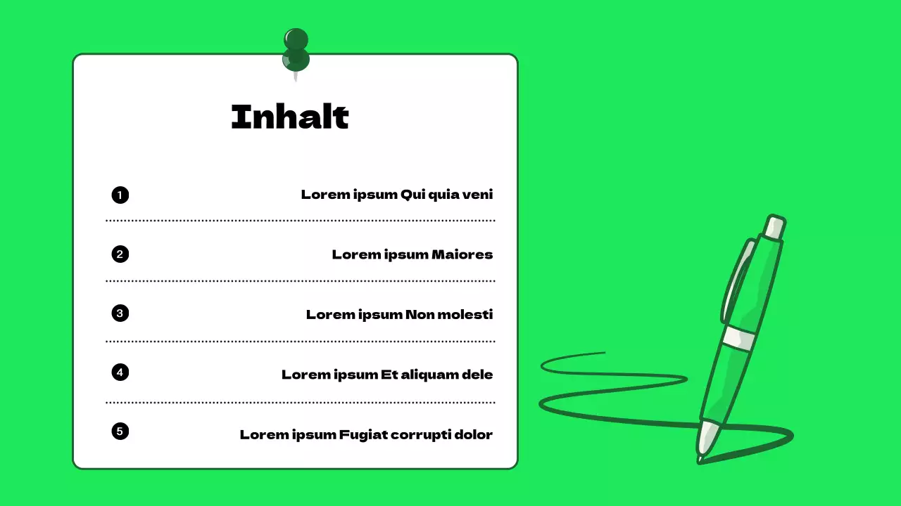 Minimalistische Präsentation zur wirtschaftlichen Bildung von Jugendlichen in Lindgrün und Schwarz