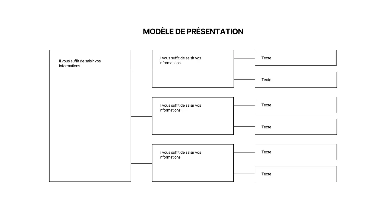 Formes noires simples