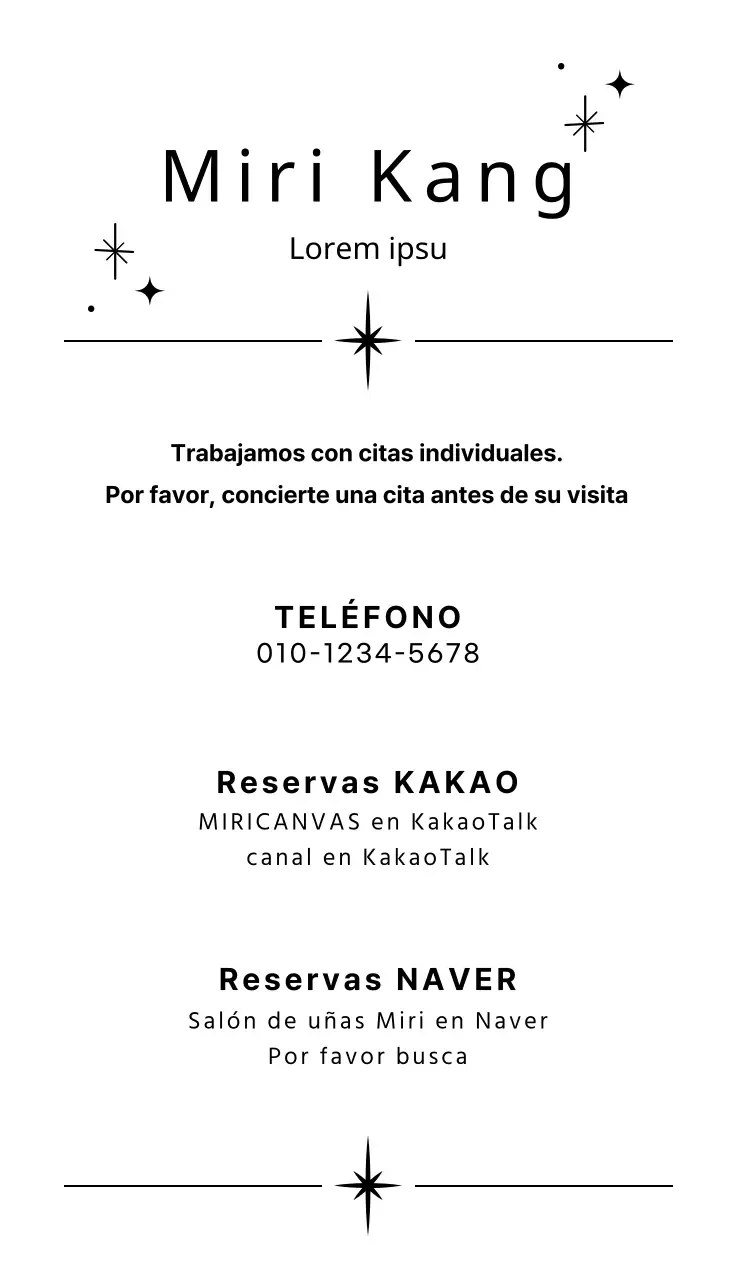 Ilustración de mano limpia salón de uñas en blanco y negro