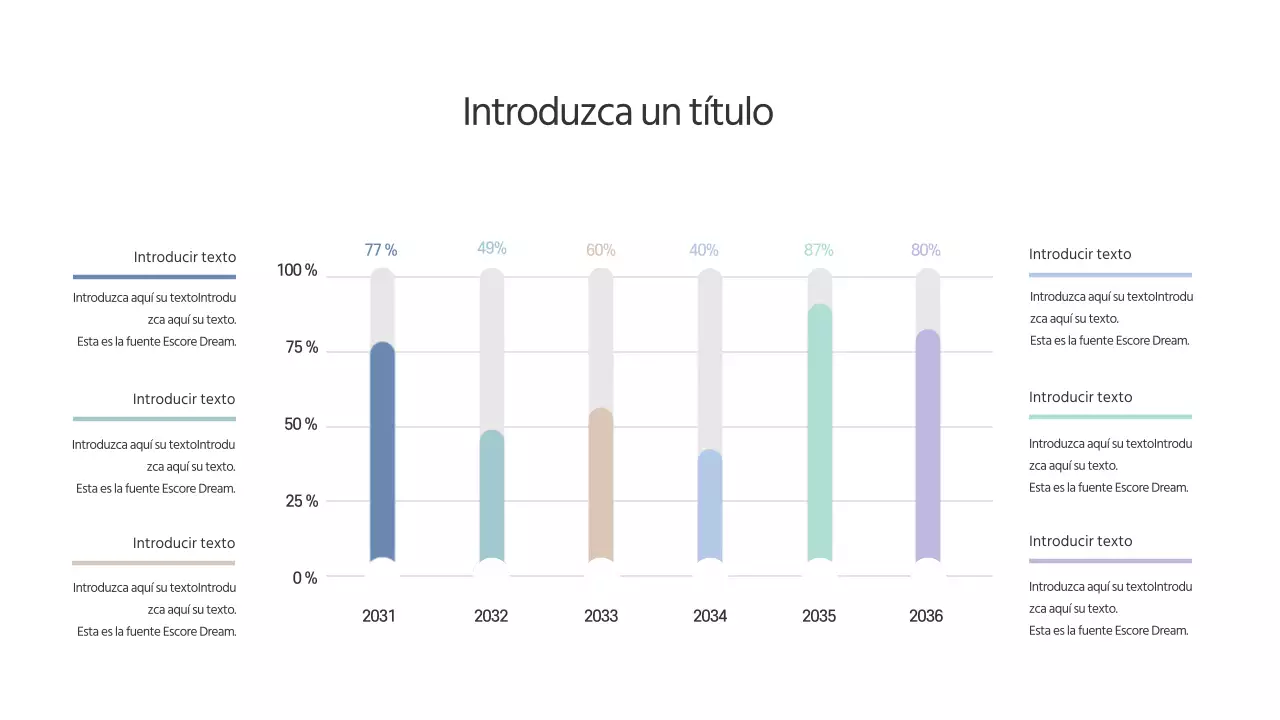 Un gráfico conceptual sencillo en colores pastel