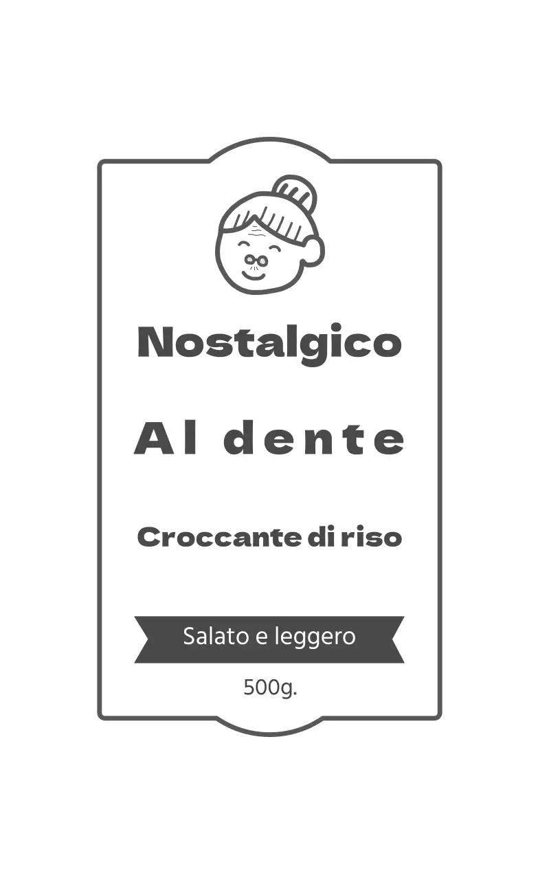 Etichetta di carta da telaio vintage grigio scuro