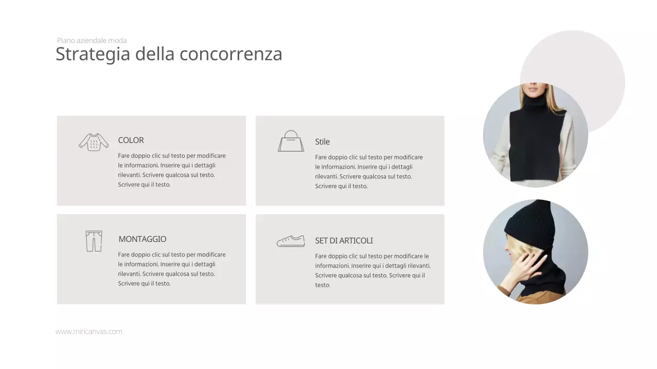 Beige 2039 Piano d'impresa del marchio di moda Abbigliamento donna Analisi della visione d'impresa