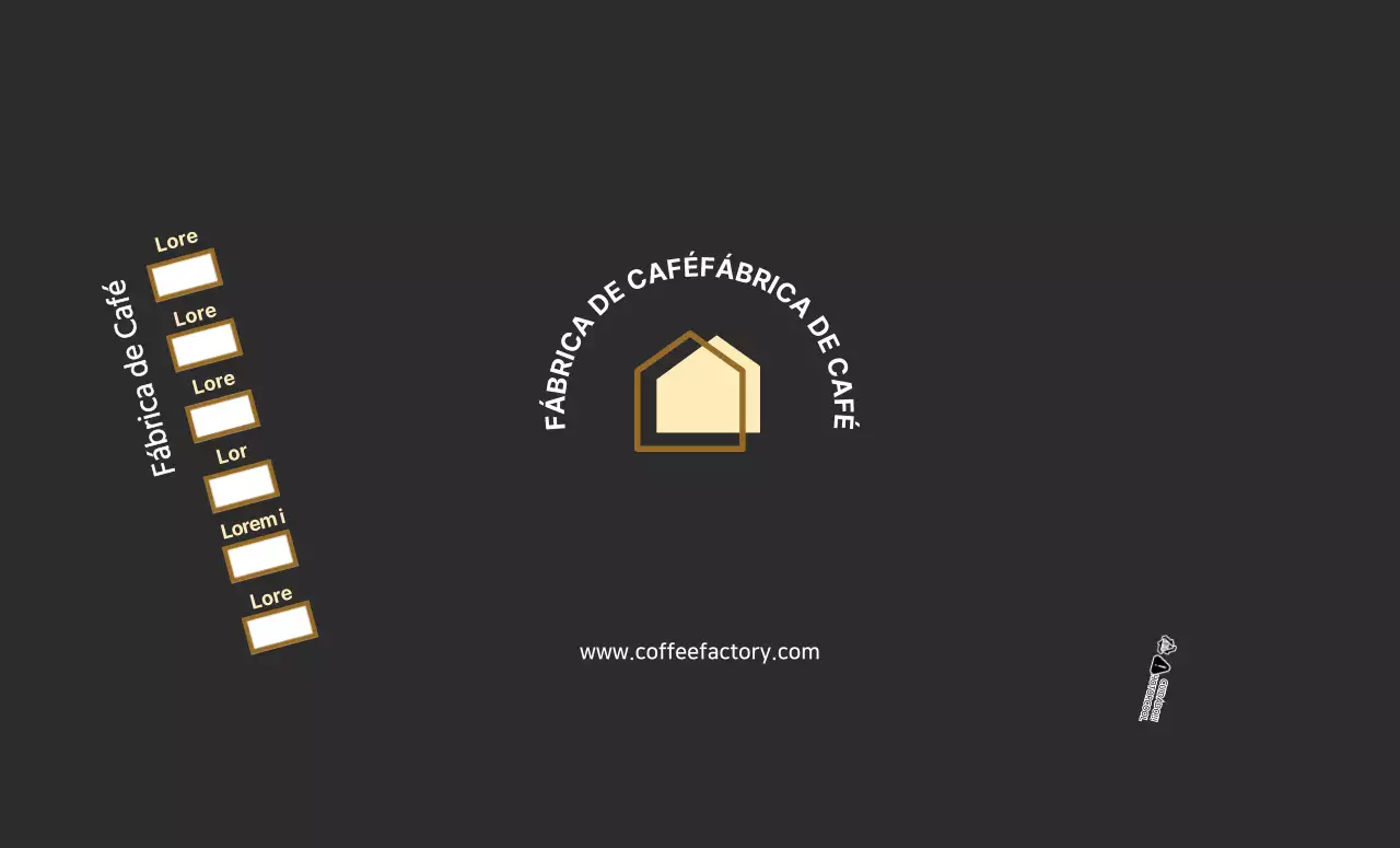 Copos de papel com logótipo de café moderno preto