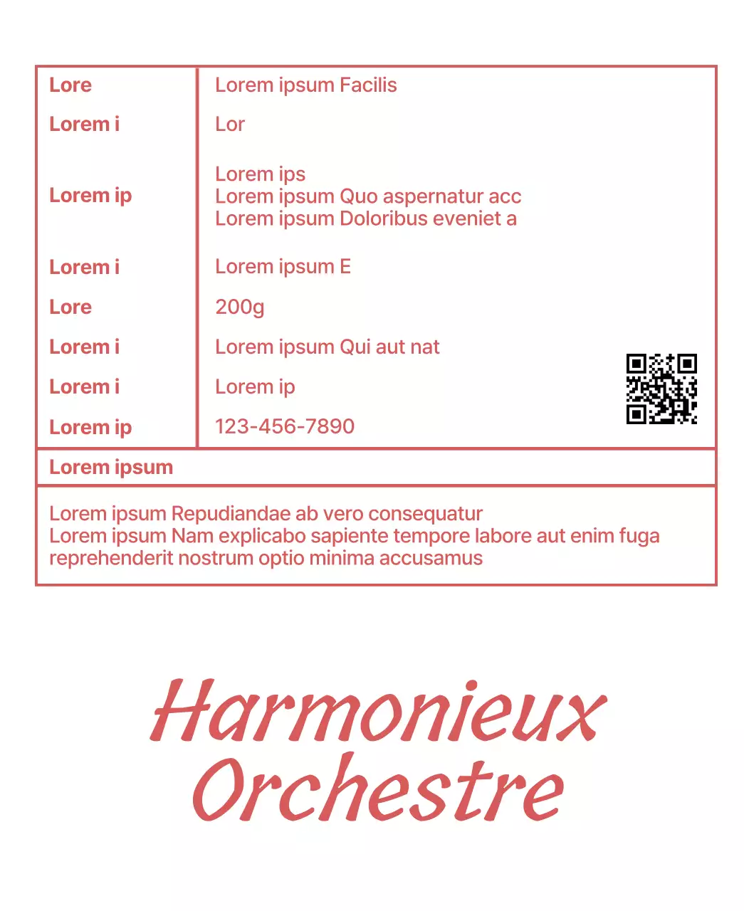 Café au goutte-à-goutte avec accents cursifs rouges et blancs