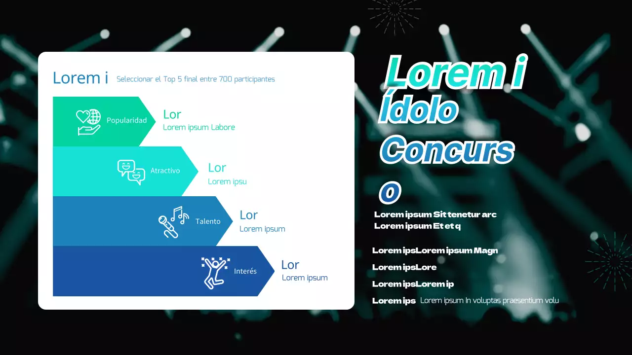 Programa del concurso de selección verde y azul