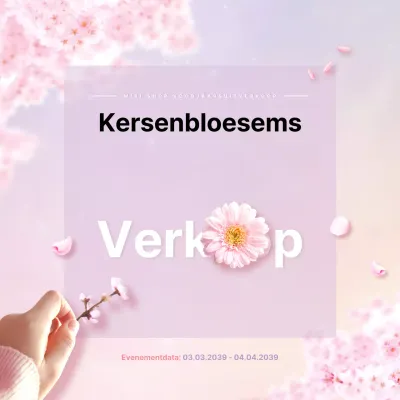 Kersenbloesem uitverkoop