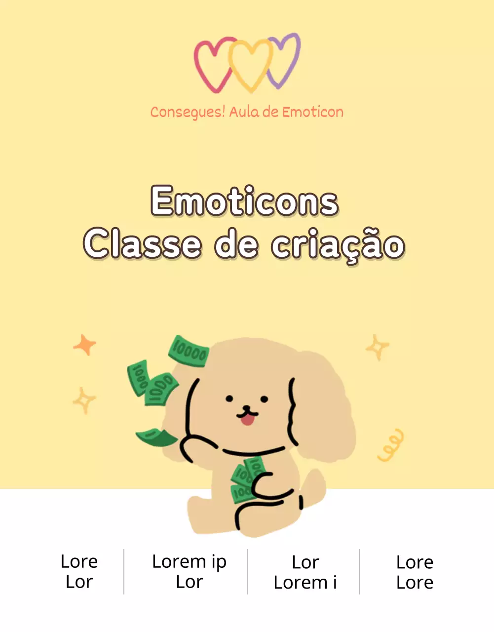 Detalhes da aula para o curso Criar um Emoji Fofo em Pastel