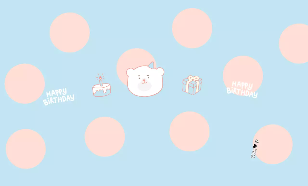 Pastellfarbene Geburtstagsparty süße Pappbecher