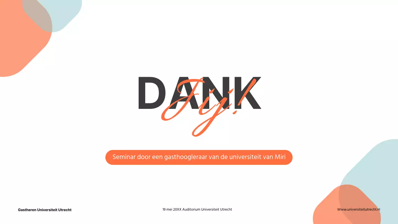 Presentaties voor seminars