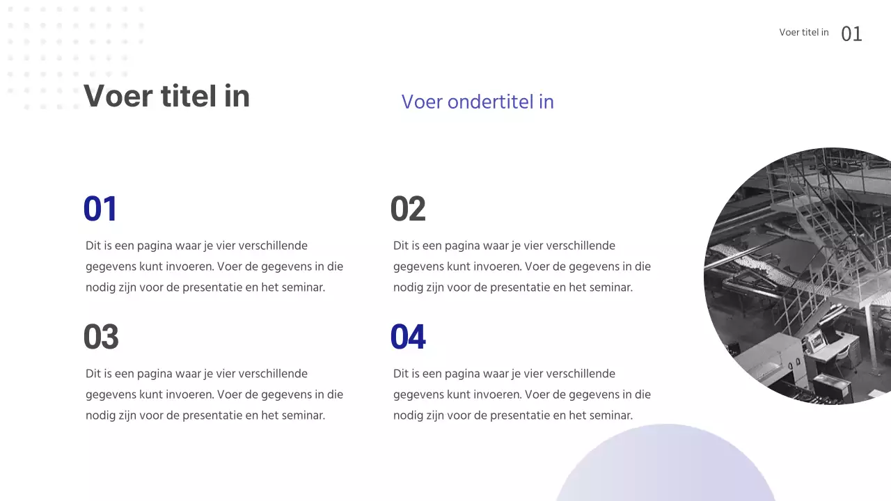 Presentaties voor seminars