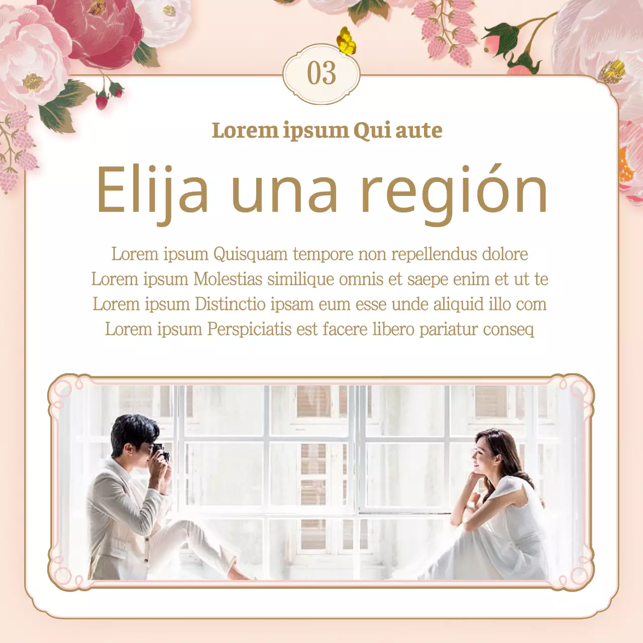 Lista de control del lugar de celebración de una boda con ilustraciones florales primaverales en rosa y beige