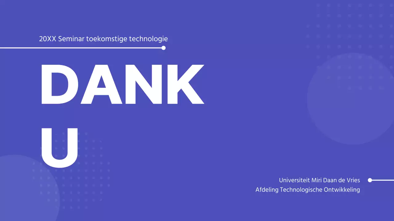 Presentaties voor seminars