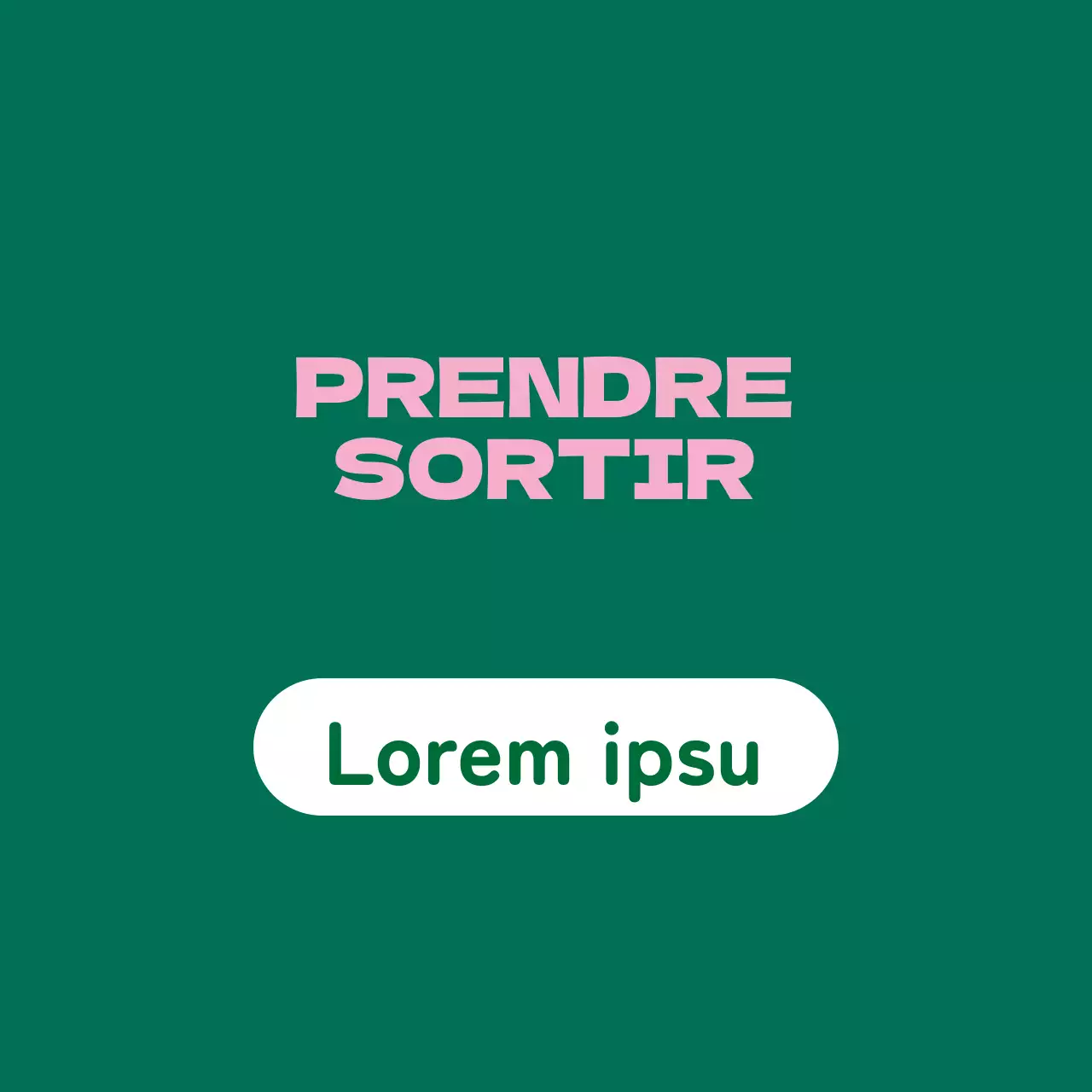 Étiquette emballable illustrée rose-vert en magasin