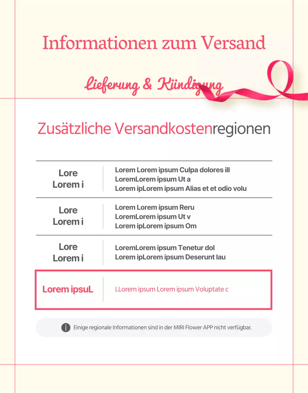 Einführung eines schönen grünen und rosafarbenen Luxusblumenlieferdienstes