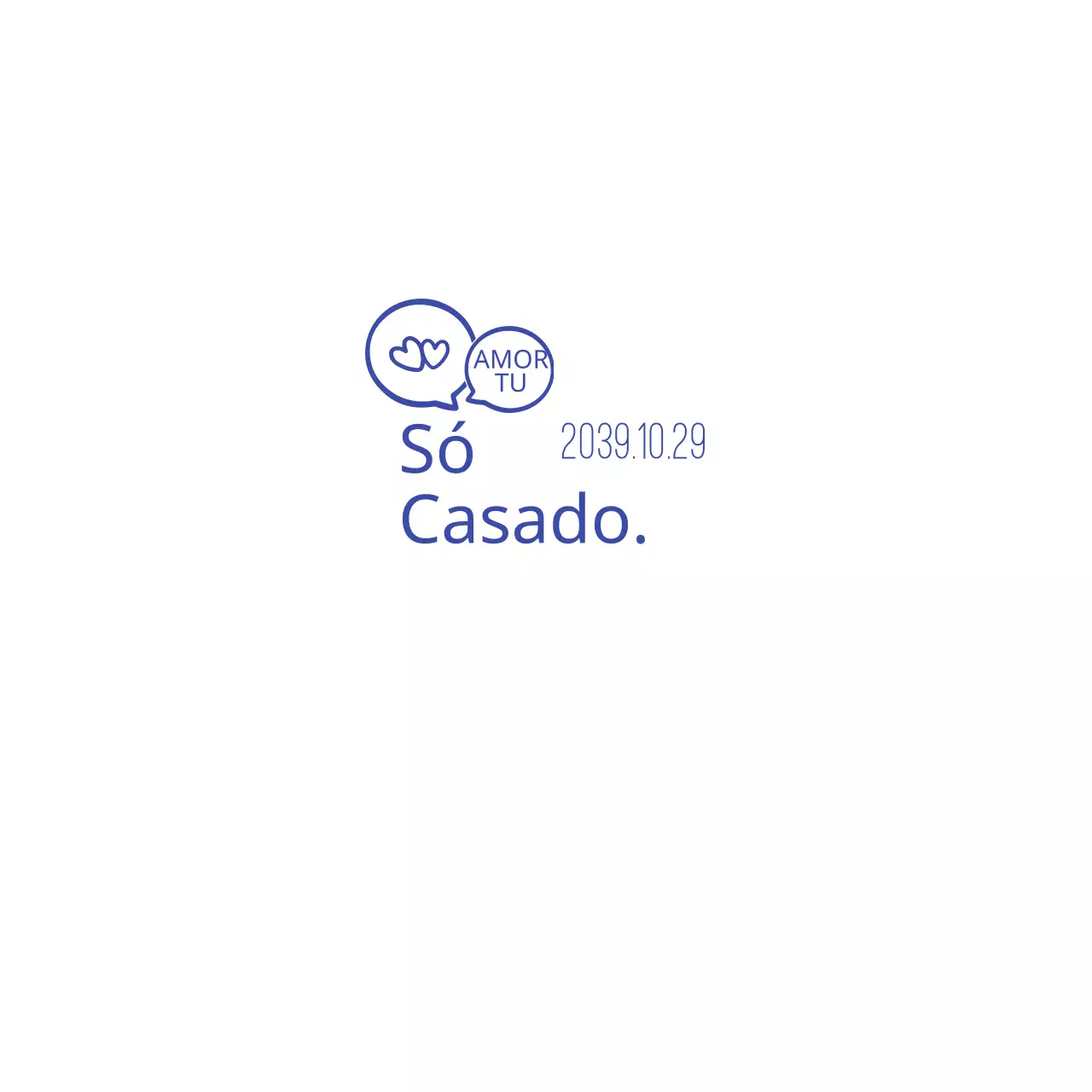 Acabado de casar. 냅킨