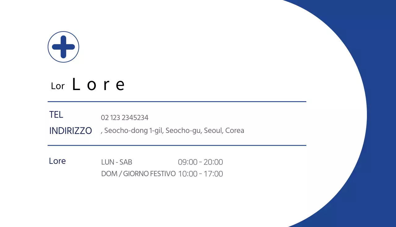 Blu bianco farmacia illustrazione ordinata