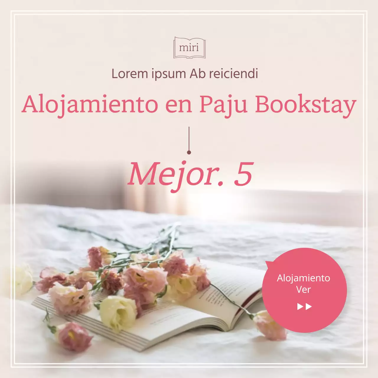 Miniatura de listado suave y de tonos rosados