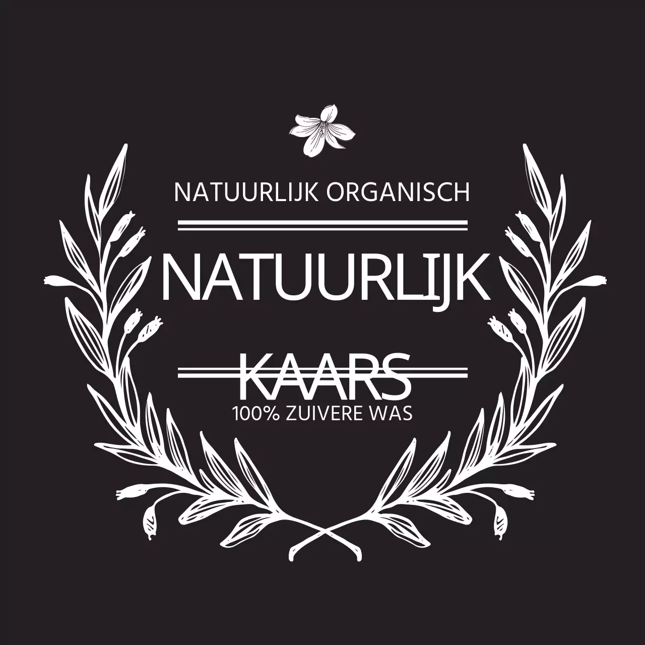 NATUURLIJKE KAARS