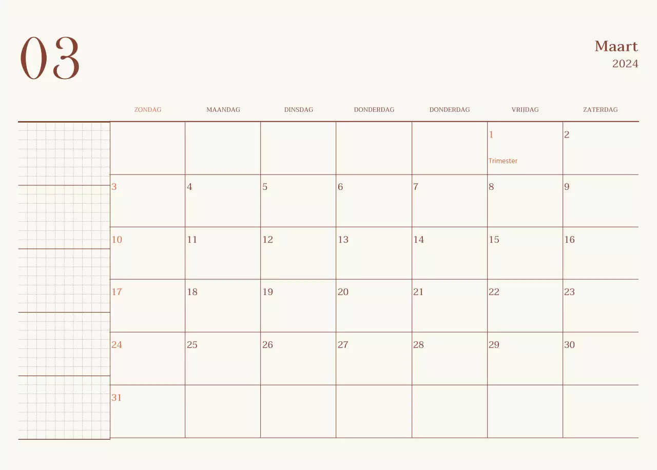 Emotionele fotolay-out voor café in beige en bruin