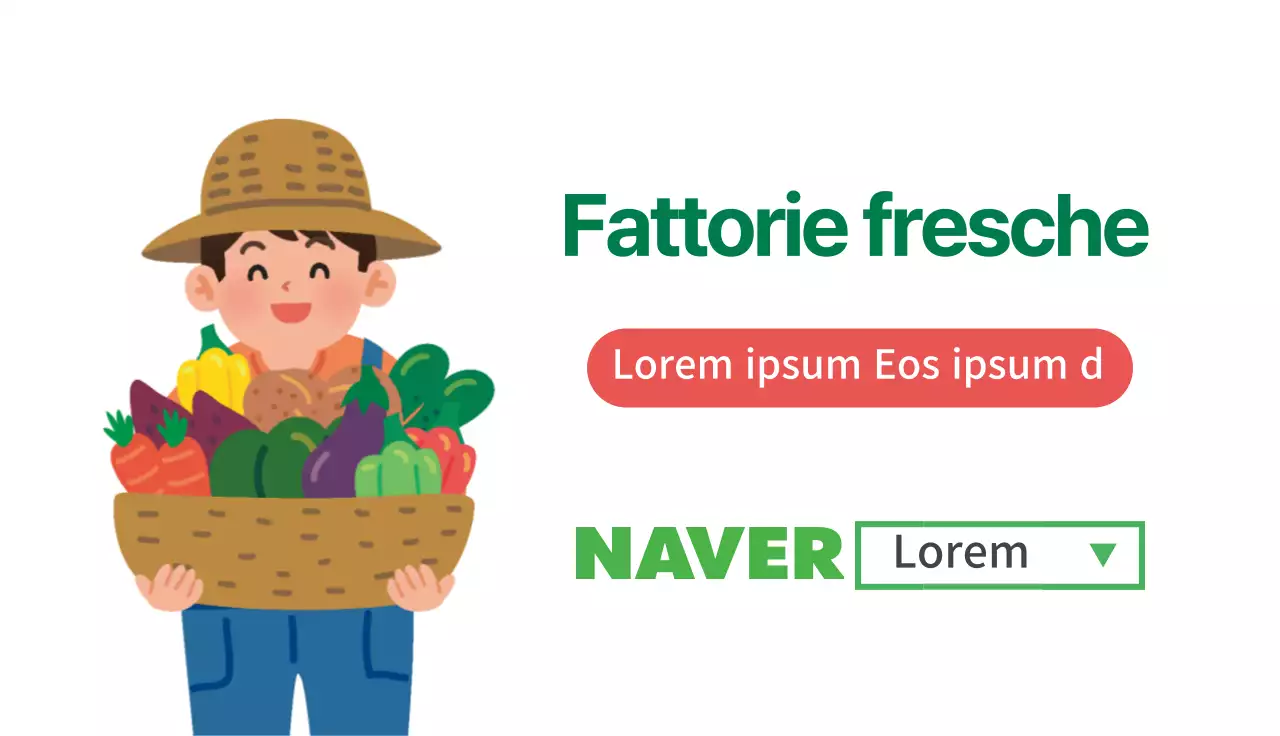 Illustrazione verde di un prodotto carino