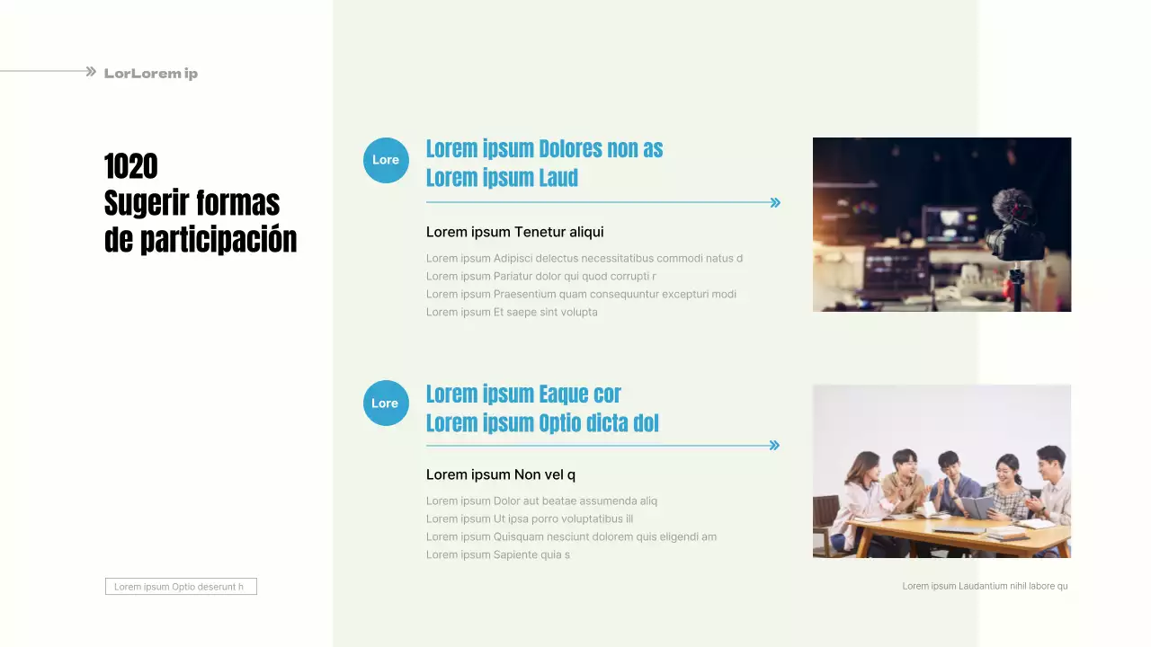 Una propuesta sencilla, en azul claro y amarillo, para un código municipal participativo